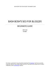 SEO For Blogger - Beginner Fuide.pdf