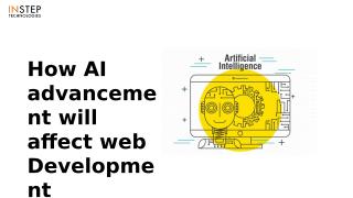How AI advancement will affect web Development.pptx
