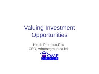 RE9-Valuing_investment_opportunities.ppt