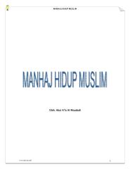 manhaj hidup muslim - kompilasi karangan sayyid qutb dan al-maududi.pdf