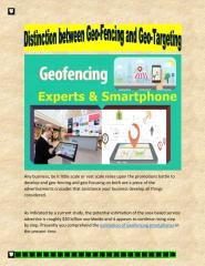 Distinction between Geo-Fencing and Geo-Targeting.PDF