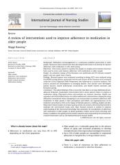 A review of interventions used to improve adherence to medication in.pdf