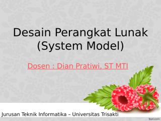 Desain Perangkat Lunak - 04.ppt